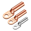 Copper nose copper connector copper wire nose lug 8/10/16/25 square tinned oil-blocking cable terminal copper color_DT-10