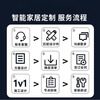 Whole house smart home control set Xiaoai voice product design solution customization system Two bedrooms and one living room smart home (basic model) Contact customer service to receive the first 100 free designs