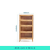 Lin's Home American solid wood bookcase display cabinet storage cabinet storage bookshelf floor with glass door living room wood industry AS2X