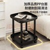 Zhuobo coffee table side table movable small table small coffee table bedside table storage rack storage cabinet CJ19 black