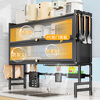 Jibaiju kitchen sink rack wash basin dust-proof bowl counter top storage cabinet dish rack multi-functional drain rack