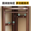 Stable solid wood corner coat rack floor-standing vertical multi-functional home living room bedroom corner coat rack WN-YZ1842H