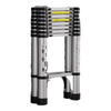 Walking herringbone ladder telescopic ladder folding ladder home attic aluminum alloy telescopic ladder engineering lifting industrial ladder aluminum alloy herringbone ladder 3.8 meters extra thick anti-sway