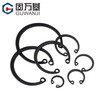 Guwanji 65 manganese steel hole with circlip inner circlip C-type retaining ring hole card stainless steel hole with elastic retaining ring national standard accessories 47 20 pieces 65 fierce