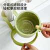 Skingcond hangable sink drain basket household kitchen sink separates food residue filter basket fruit cleaning drain basket white
