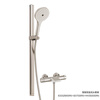 MOEN microbubble 130 handheld thermostatic bathtub faucet shower set with lower outlet faucet 63332MSRN 6333