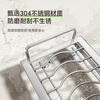 Shuaishi kitchen 304 stainless steel dish storage rack drawer cabinet built-in drain rack dish rack chopstick box