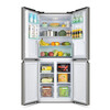 Oaks side-by-side refrigerator air-cooled frost-free cross four-door household large-capacity energy-saving built-in refrigerator Level 1 energy efficiency-418 upgraded model I cross four-door 316L