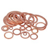 Peifan copper gasket marine watch flat gasket sealing ring copper metal screw sealing flat gasket 12*16*1 (50 pieces)