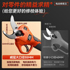 Powerful electric scissors for cutting branches, lithium battery garden scissors, pruning shears for fruit trees, heavy cutting opening 5.5CM, two batteries and one charge