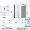 SIEMENS 500-liter cross-door ultra-thin micro-flat independent dual-cycle refrigerator first-level energy consumption air-cooled frost-free deep freeze freshness locking function BCD-500W (KC88CEA20C)