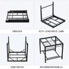 Fire table foldable table household multifunctional fire rack square winter dining and learning table 86cm fire table + desktop + fire quilt + leather case + clothes drying net