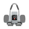 Keep Abdominal Wheel Abdominal Muscle Wheel Automatic Rebound Elbow Support Four-Wheel Belt Assisted Professional Fitness Equipment Home Glacier Gray