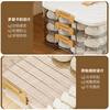 Yusenyi Food Grade Dumpling Box Freezer Box Refrigerator Multi-layer Frozen Dumpling Tray Household Dumpling Box Dumpling Storage Box Four Layers One Cover I Can Hold Approximately 240 Pieces Large Sealed Fresh Green