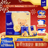 TEMPO Butter Bear New Year limited edition unscented printed paper handkerchief 4 layers 7 sheets * 12 packs small pack of tissues torn in half
