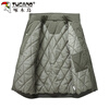 Woodpecker (TUCANO) jacket men's winter thickened cotton loose stand-up collar cotton casual jacket warm bread coat men's military green XL