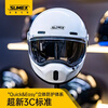 SUMEX speed charm dome Zhang Xuebenda Kaiyue co-branded fiberglass retro cruise helmet Obsidian Black XL