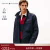 Tommy Hilfiger Stowable Hat Going Out of the City 25 Autumn Men's Windbreaker Soft Shell Jacket/Casual Stand Collar Jacket