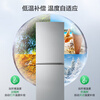 Hueri Hai refrigerator double-door household refrigerator small first-class energy efficiency frost-free air-cooled energy-saving large-capacity rental house hotel apartment frequency conversion silent small refrigerator refrigeration and freezing first-class energy efficiency | 158 upgraded frost reduction, odor and antibacterial 68 liters