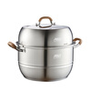 ASD steamer, all 304 stainless steel, double-layer household steaming and stew pot, 28CM multi-layer enlarged steamer without odor transfer Q2