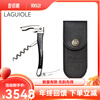 Chateau Laguiole France Legioli Castle Wine Knife Red Wine Corkscrew Unedged Seahorse Knife Classic Series Black Horn