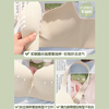MOXTOC push-up bra for women, thickened small breasts, large flat chest, special breast-retracting bra, no rim support, steamed bun cup set, bean paste color - single bra 80B A/36AB thickened 5CM steamed bun cup