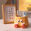 Jingchuan Asahi Pen Holder Cute Home Key Storage Ornaments Funny Cartoon Desk Pen Holder Desktop Ornaments for Gifts Fun Pen Holder Ornaments