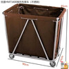 Hotel linen cart work cart cleaning cart hotel floor special trolley laundry room guest room linen cart upgraded model HM7342A gray shipped for self-pickup