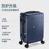 Hermes suitcase trolley case 24-inch suitcase men's large-capacity password box women's checked business travel leather case navy blue