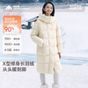 Meili City Down Jacket Women's Fashion Ultra-Light Puff Goose Down Jacket Long Jacket Women's Thickened Top Women 6051 Gray S
