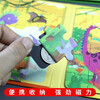 Milk Dragon Magnetic Quiet Book + Magnetic Puzzle Dinosaur Age (all 4 volumes) Puzzle Advanced Hand-Brain Interactive Fun Toy Book