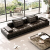 Sanskrit genuine Lawrence leather sofa living room villa large first layer cowhide sofa living room 2025 new style