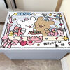 Puppy cartoon gift box birthday gift box packaging box large snack empty box box empty box carton large dog repair carton 30*30*30cm + greeting card + white raffia