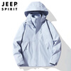 JEEP SPIRIT Jeep Jacket Jacket Men's and Women's Autumn and Winter Three-in-One Couple's Jacket Men's Moonlight Blue L