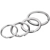 Fengji 304 stainless steel new aperture round key ring thickened size circle practical iy car key chain accessories 304 aperture 1.5*20mm 20 pcs
