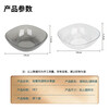Licheers fruit plate living room high-end snack melon seed plate household fruit plate tray high appearance transparent mixed color 2 pack