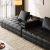 Sanskrit genuine Lawrence leather sofa living room villa large first layer cowhide sofa living room 2025 new style