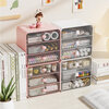 Jiacube thickened desktop cosmetics storage box jewelry storage box desk stationery box dormitory artifact drawer type