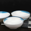 Yusen Yiyunhai commercial anti-fall melamine imitation porcelain tableware spicy hot bowl large bowl soup bowl plastic snail noodle restaurant special bowl B style No. 1