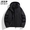 JEEP SPIRIT Jeep Jacket Jacket Men's and Women's Autumn and Winter Three-in-One Couple's Jacket Men's Moonlight Blue L