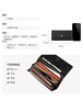 OTHER/Others 2025 new women's wallet fashionable high-end exquisite cowhide small fragrance style wallet medium long clutch black-A style wallet