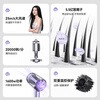 CONFU 550 million plasma hair dryer gift, strong wind, compact, quick-drying, hair care, portable dormitory home hair dryer 1600W KF-3158 Phantom Silver