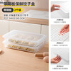 Sungsa Japan imported dumpling box small refrigerator special dumpling freezing box food-grade crisper box dumplings wonton quick-frozen box white with partitions 2 layers holds 60 dumplings