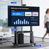 Beishi 55-100-inch TV mobile stand TV large screen floor-standing all-in-one TV stand cart suitable for Hisense TCL Thunderbird Skyworth and other video conferencing stands