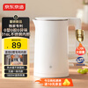 Made in Tokyo, patented 0 plastic, 0 glue, 0 odor electric kettle, food-grade 316L stainless steel, double-layered, seamless, integrated inner tank, anti-scalding kettle, 1.7L automatic intelligent power-off JZ-12M01
