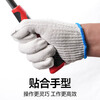 Leyou Baiyi labor protection gloves 24 pairs blue edge cotton yarn gloves wear-resistant thickening work encryption breathable work site labor anti-skid auto repair