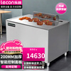 Lecon griddle merchant hand-caught cake machine Teppanyaki squid fried steak grilled cold noodles Teppanyaki thickened electric griddle electric heating iron plate electromagnet plate grill 1.5 meters