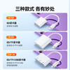 All-in-one card reader SD/TF card U disk CCD camera card suitable for Apple Huawei Samsung tablet Xiaomi Android series type-c interface can read SD/TF/U disk