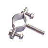 Xu ordered thickened flat pipe clamp 304 stainless steel with screw pipe bracket clamp bracket bracket 19mm inner diameter 19mm welding screw m8X30mm