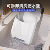 OIMG chopstick storage box, chopstick disinfection and drying all-in-one machine, wall-mounted barrel, fully automatic intelligent storage rack, high-end thickened ABS, top version, black and white (disinfection + air drying) + USB cable